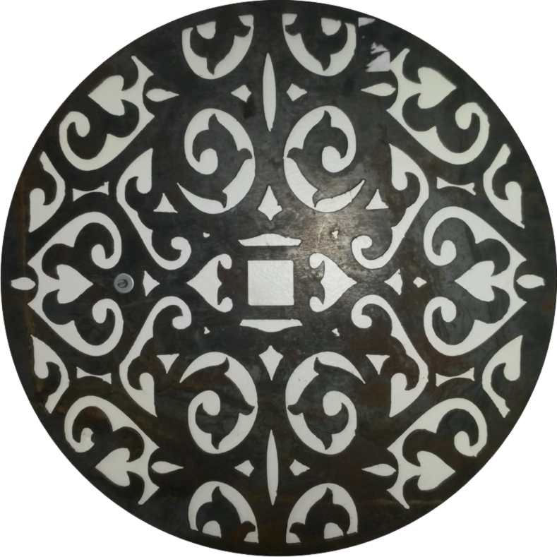 Miniatura: Mandala de Ferro para decoração de parede
