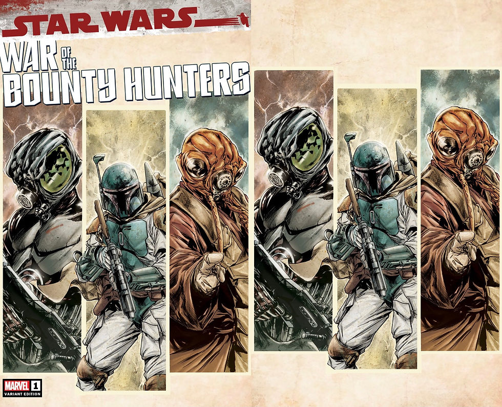 Star Wars WAR OF THE BOUNTY HUNTERS #1 Paolo Villanelli Variant