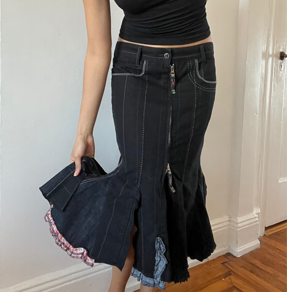 Marithé François Girbaud Mermaid Skirt