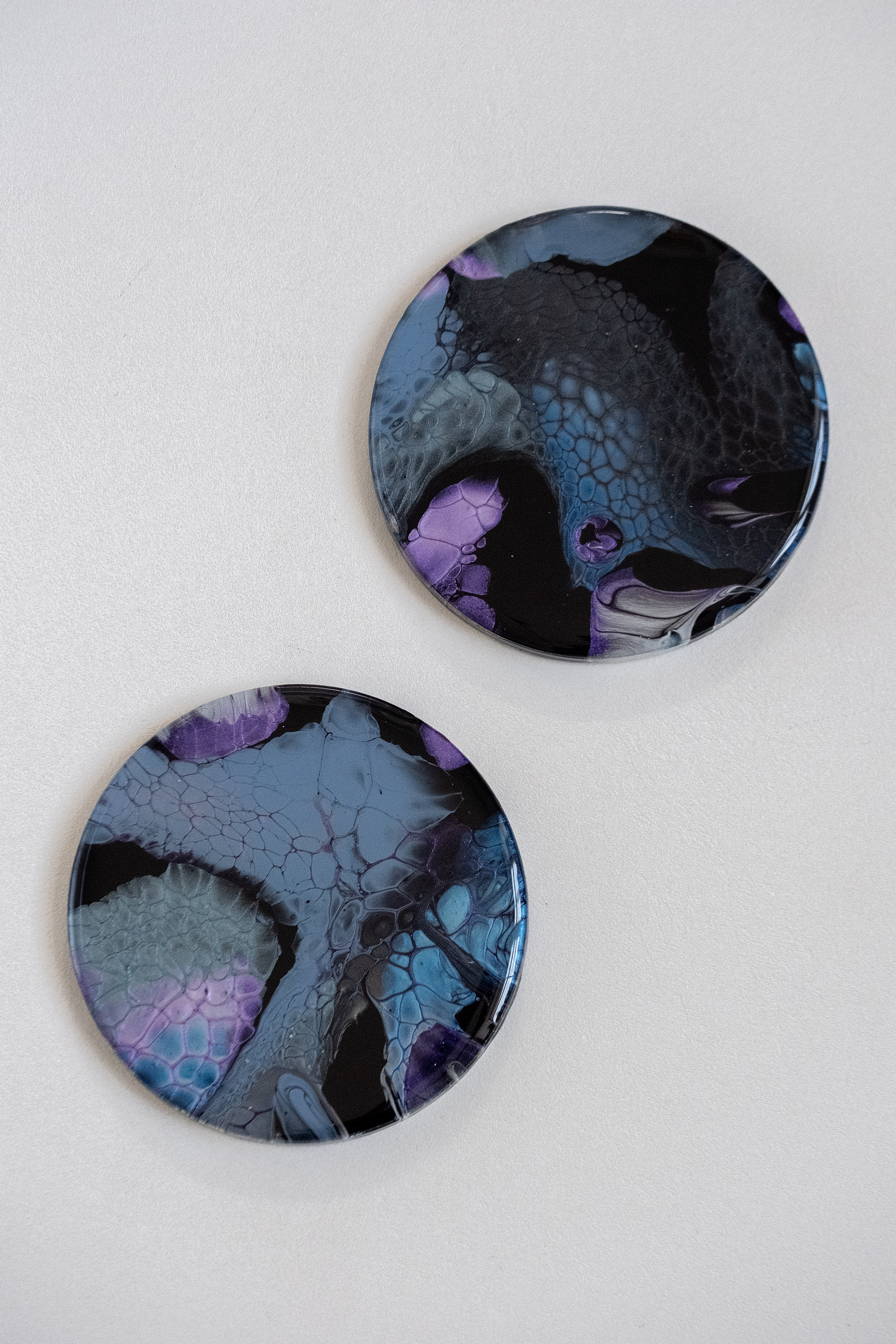 Set of 2 coasters "Dreamy lagoon"