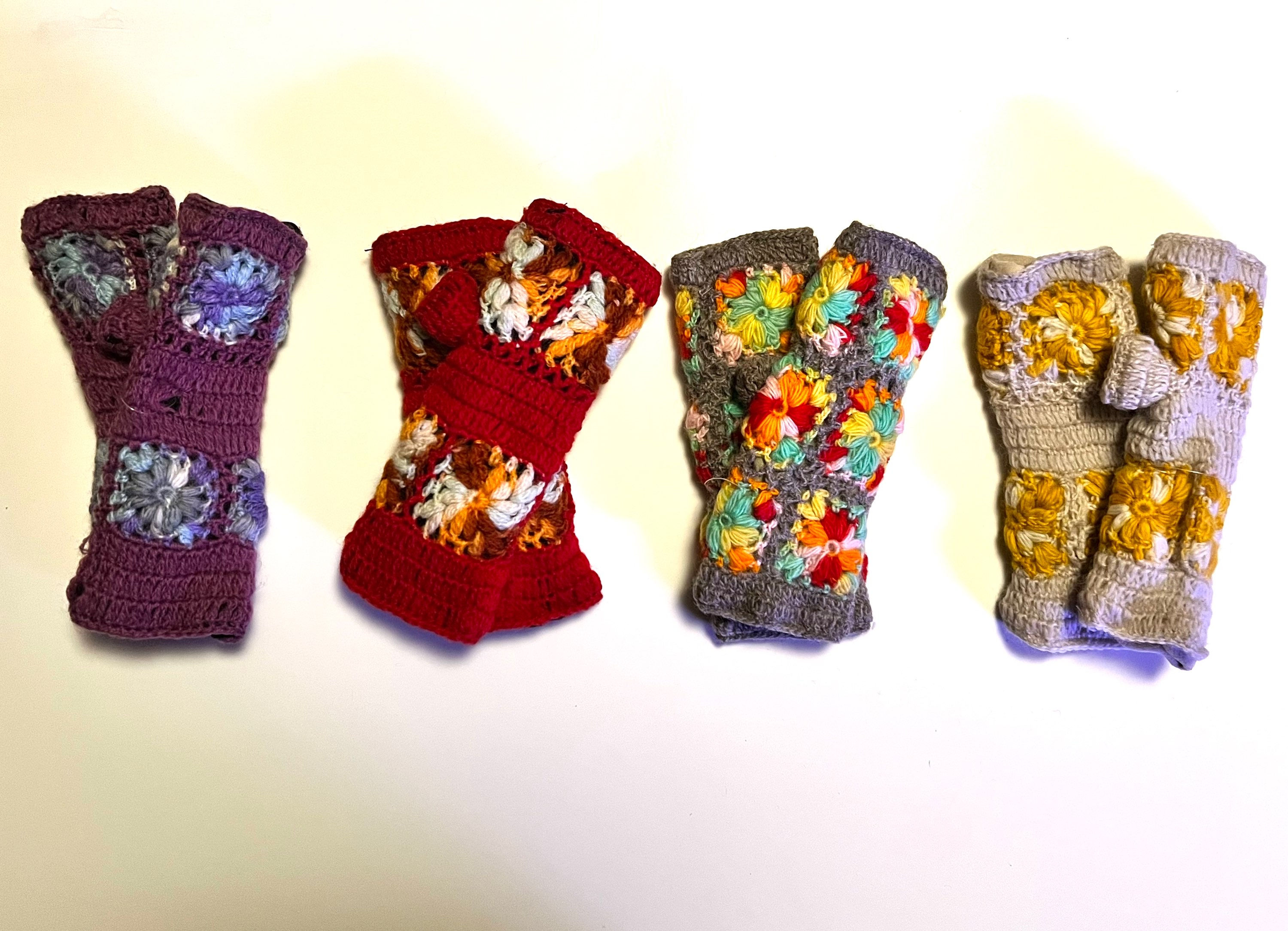 Stulpen mit wunderschönem Blumenmuster