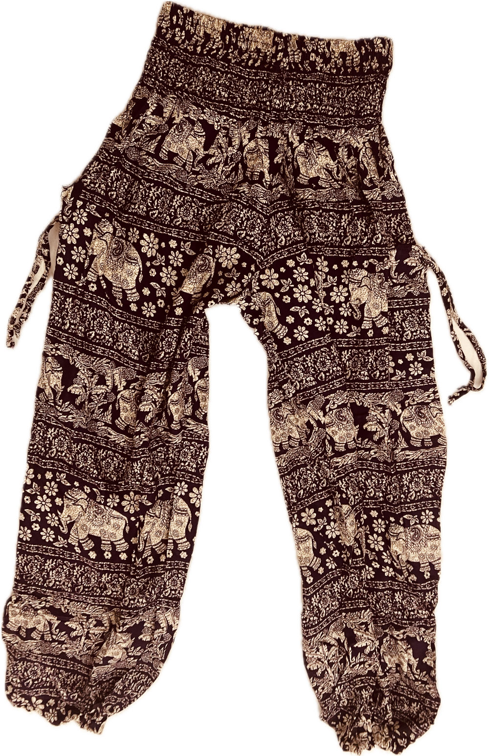 Hose hochgeschnitten mit Elefanten ,Tabi’ 