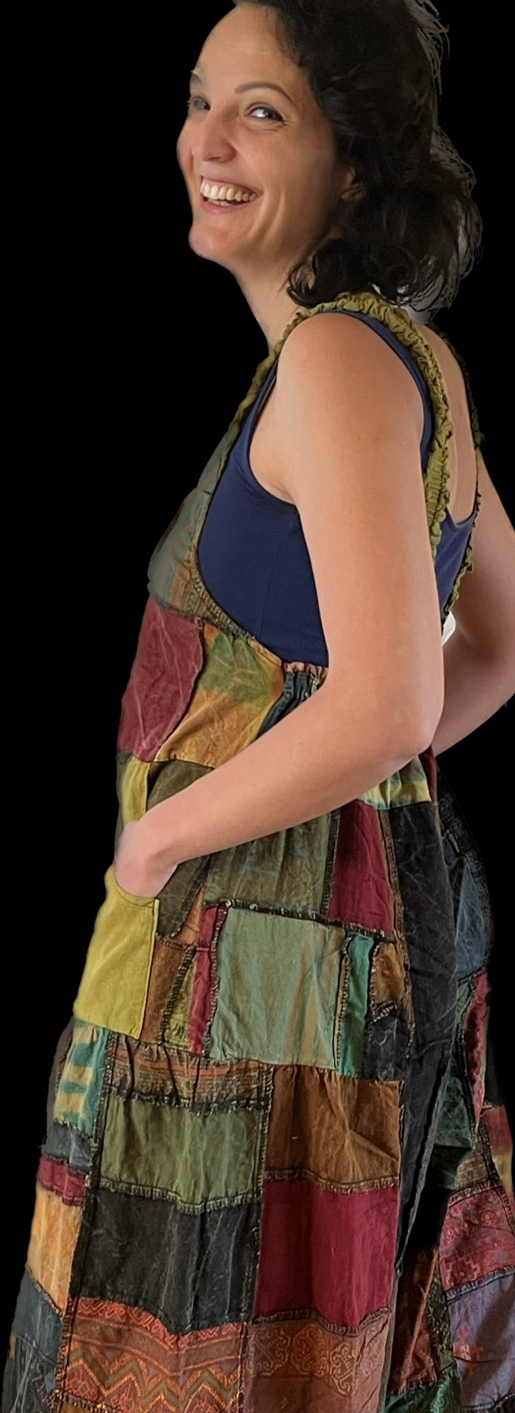 Miniaturbild: Patch Latzhose mit Taschen