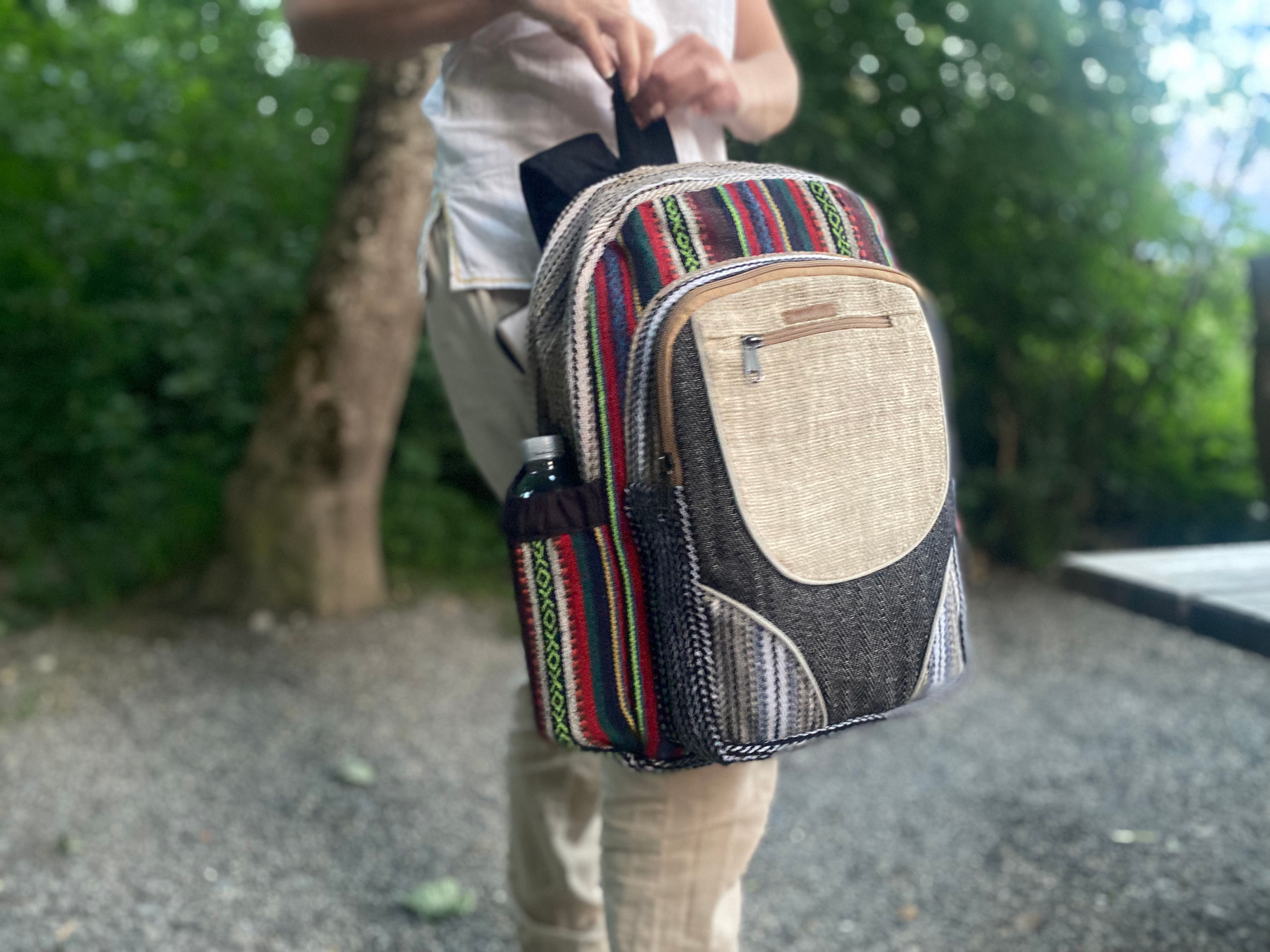 Rucksack aus Baumwolle 