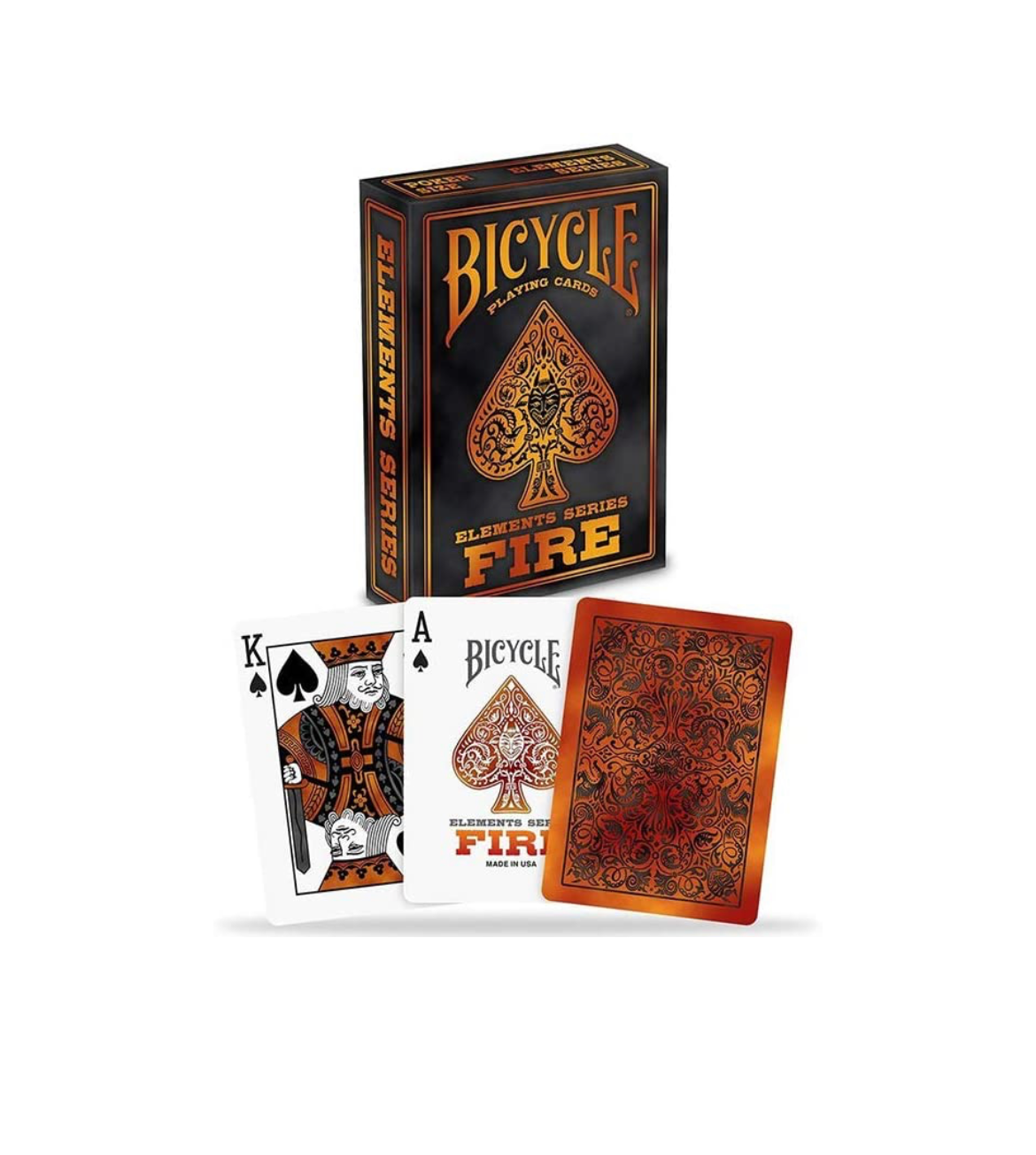 Bicycle Fire Element Playing Cards