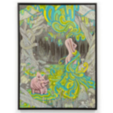 SWAMP WITCH • 26"x36" • 2021 • $4500