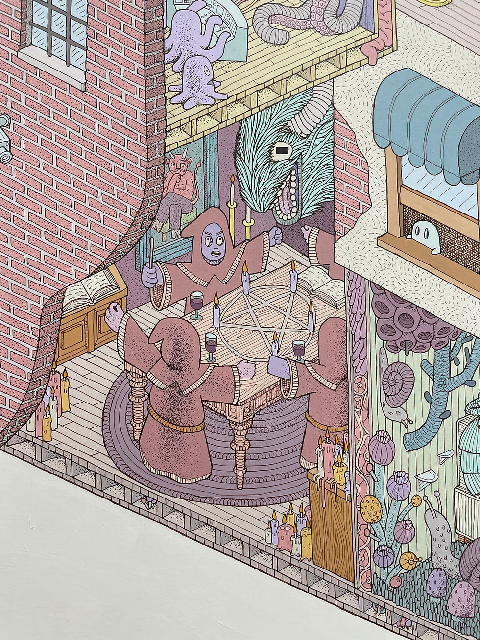 Thumbnail: THE APARTMENT • 30"X30" • $2000