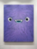 Thumbnail: BIG PURPLE HAIRY GUY • 40" x 50" • $2500