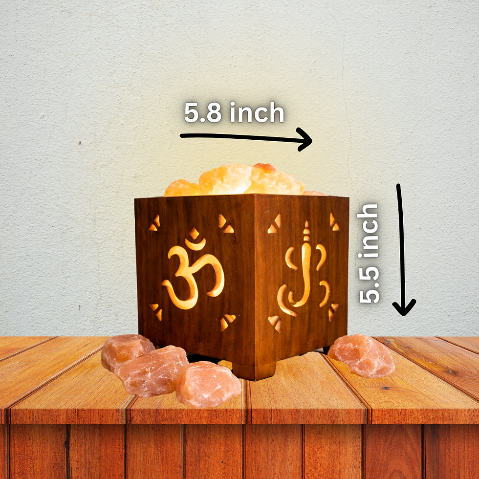 Thumbnail: Himalayan Rock Salt Lamp For Positive Energy, Om Ganesh Ji