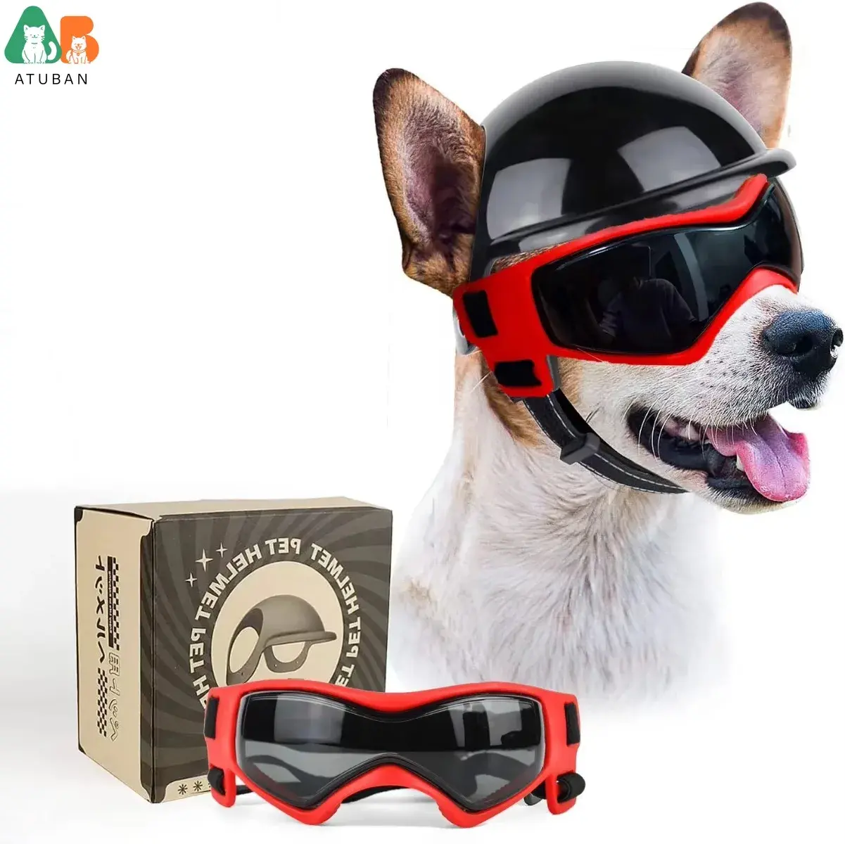 Dog Sunglasses Pet Helmet