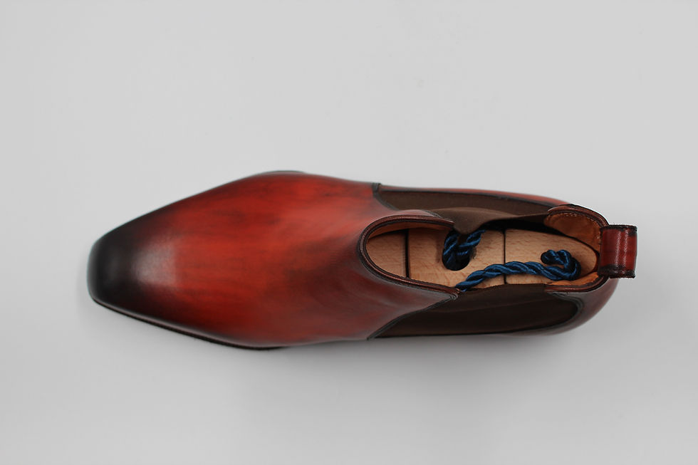 Miniature : Chelsea veau box marron patiné