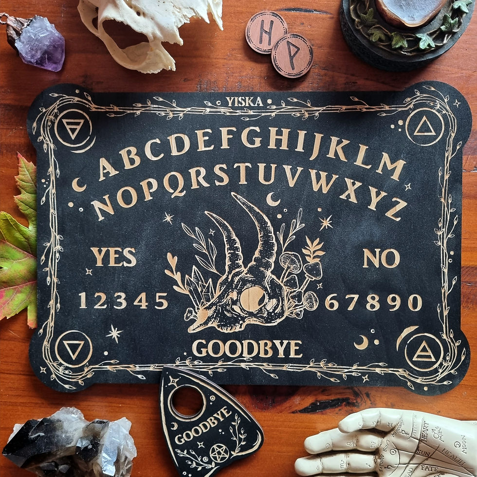 Thumbnail: Forest Skull Spirit Board & Planchette Set