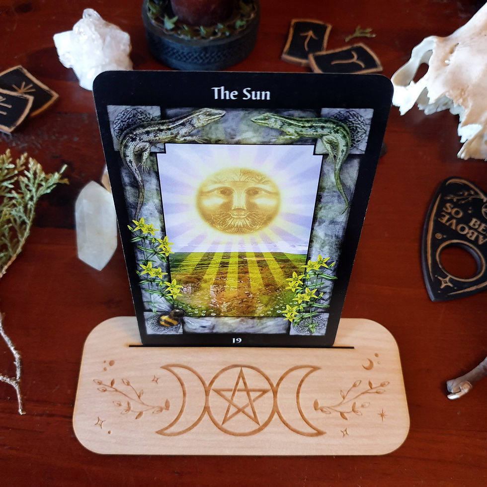 Thumbnail: Triple Goddess Tarot & Oracle Card Display Stand