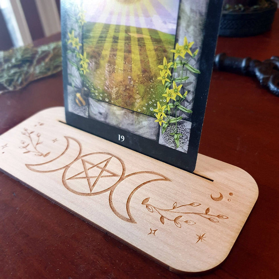 Thumbnail: Triple Goddess Tarot & Oracle Card Display Stand