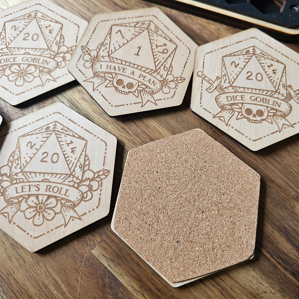 Thumbnail: Dungeons & Dragons Coaster Set