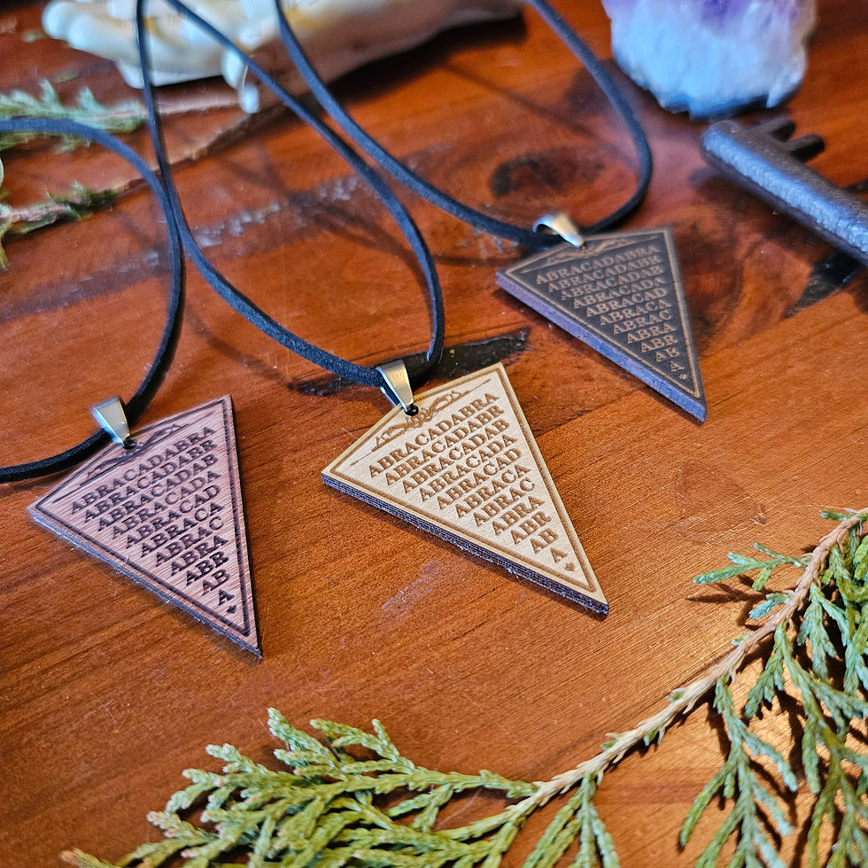 Thumbnail: Abracadabra Talisman Necklace