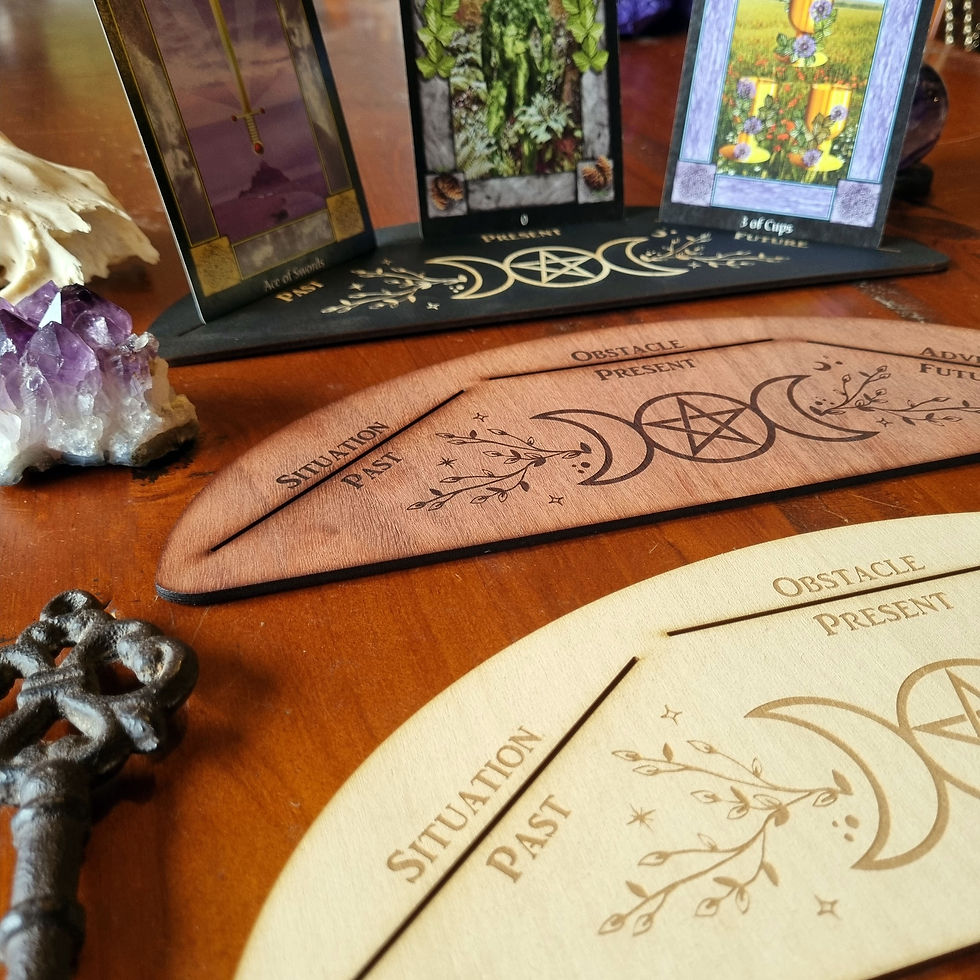 Thumbnail: Three Card Triple Goddess Tarot Stand