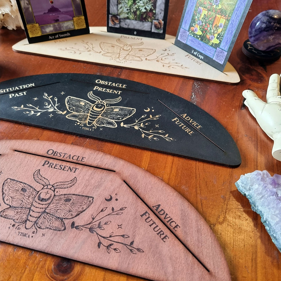 Thumbnail: Three Card Moth Tarot Stand
