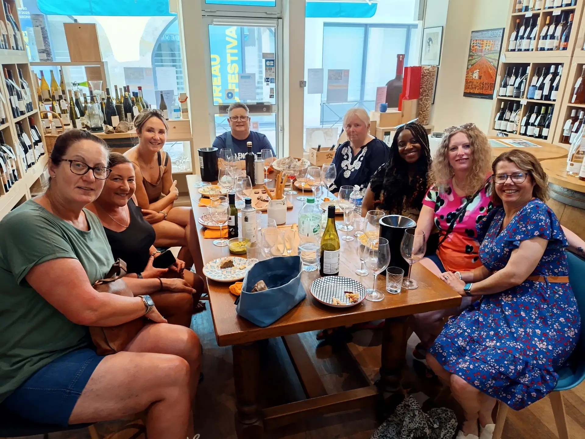 group wine tasting Languedoc