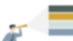 GRAPHIC OF A PERSON LOOKING THROUGH TELESCOPE AT FOUR BOXES MEANT TO REPRESENT PRIORITIES