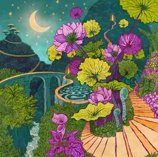 Sue Gent Fantasy landscape