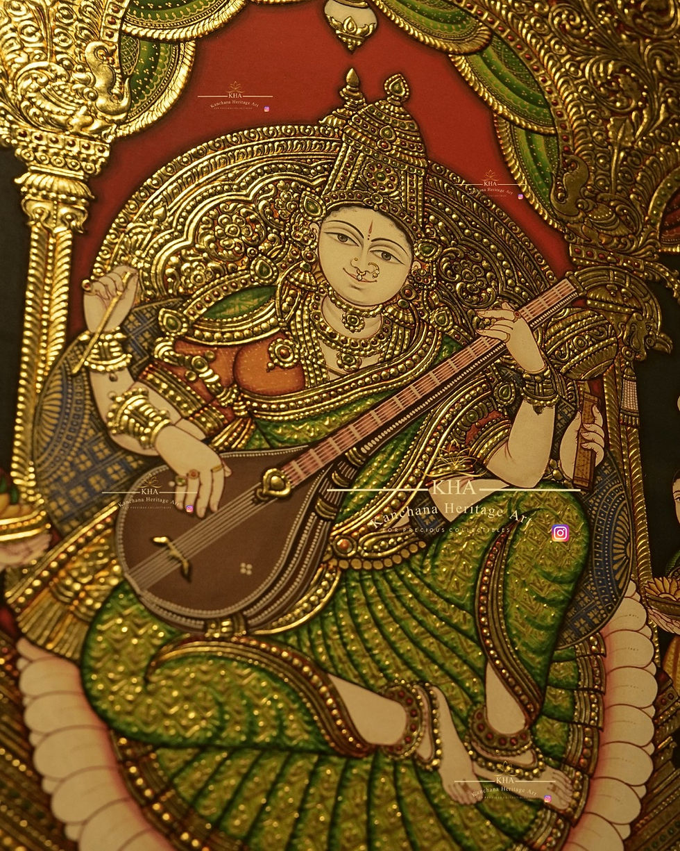 Saraswati Mysore Painting