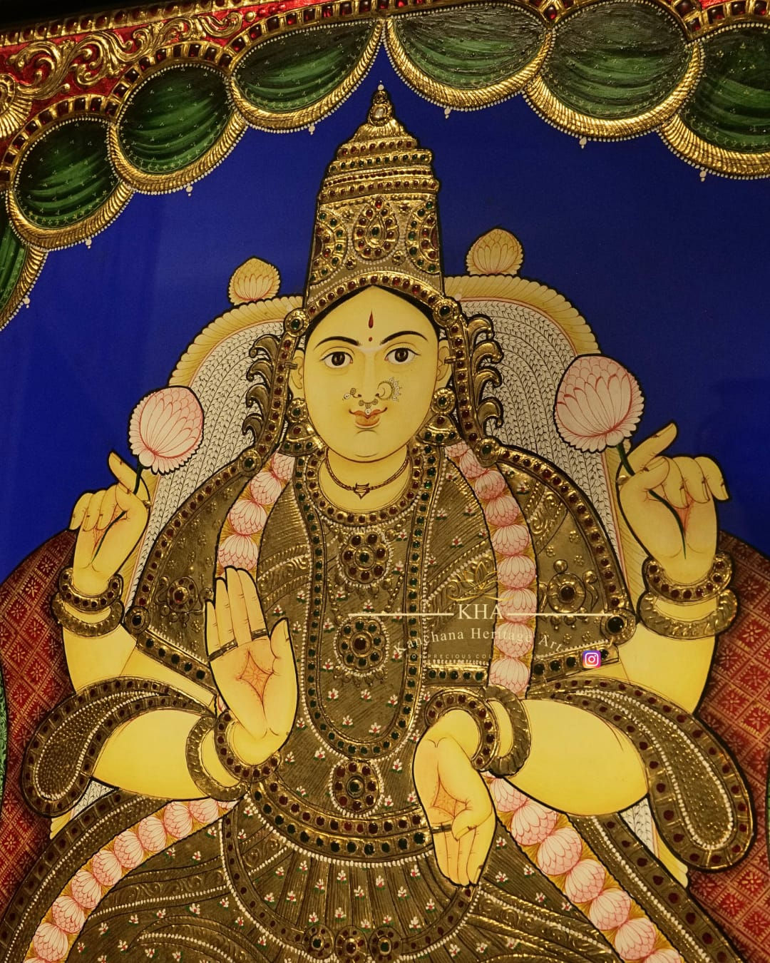 Lakshmi Tanjore Painting