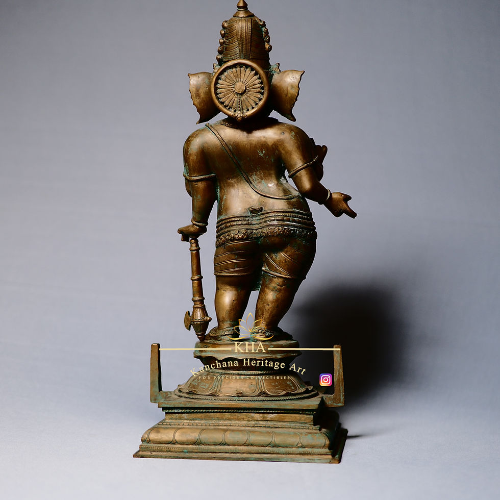 Thumbnail: ganesha bronze statue