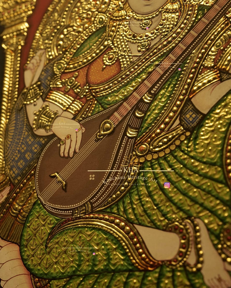 Saraswati Mysore Painting