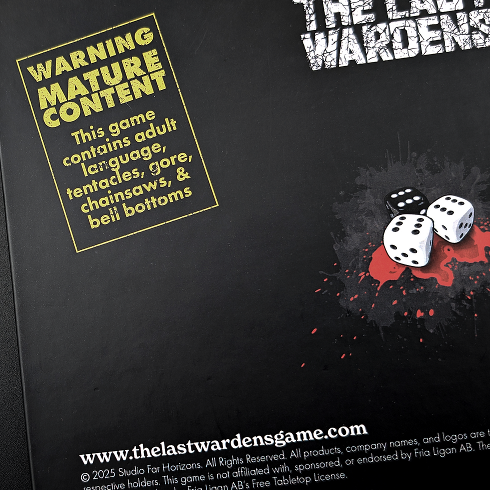 Thumbnail: The Last Wardens Tabletop Roleplaying Game Core Rulebook - Hardcover + PDF