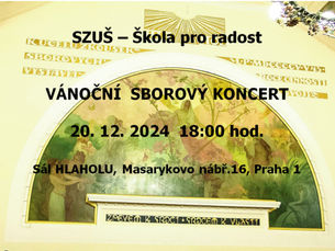 20. 12. 2024 - Vánoční sborový koncert - 18:00 - sál Hlaholu