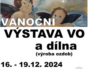 Vánoční výstava Výtvarného oboru - 16. - 19. 2024 - 14:00 - 18:00 - v ZUŠ
