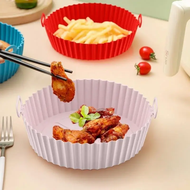 Thumbnail: Air Fryer Silicone Liners Air Fryer Silicone Pot Reusable Food Safe Non Stick