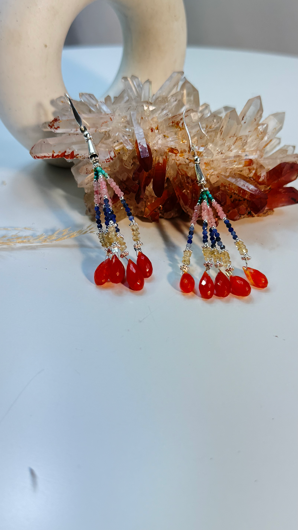 Miniature : Boucles d’oreilles création, boutique, multicolore