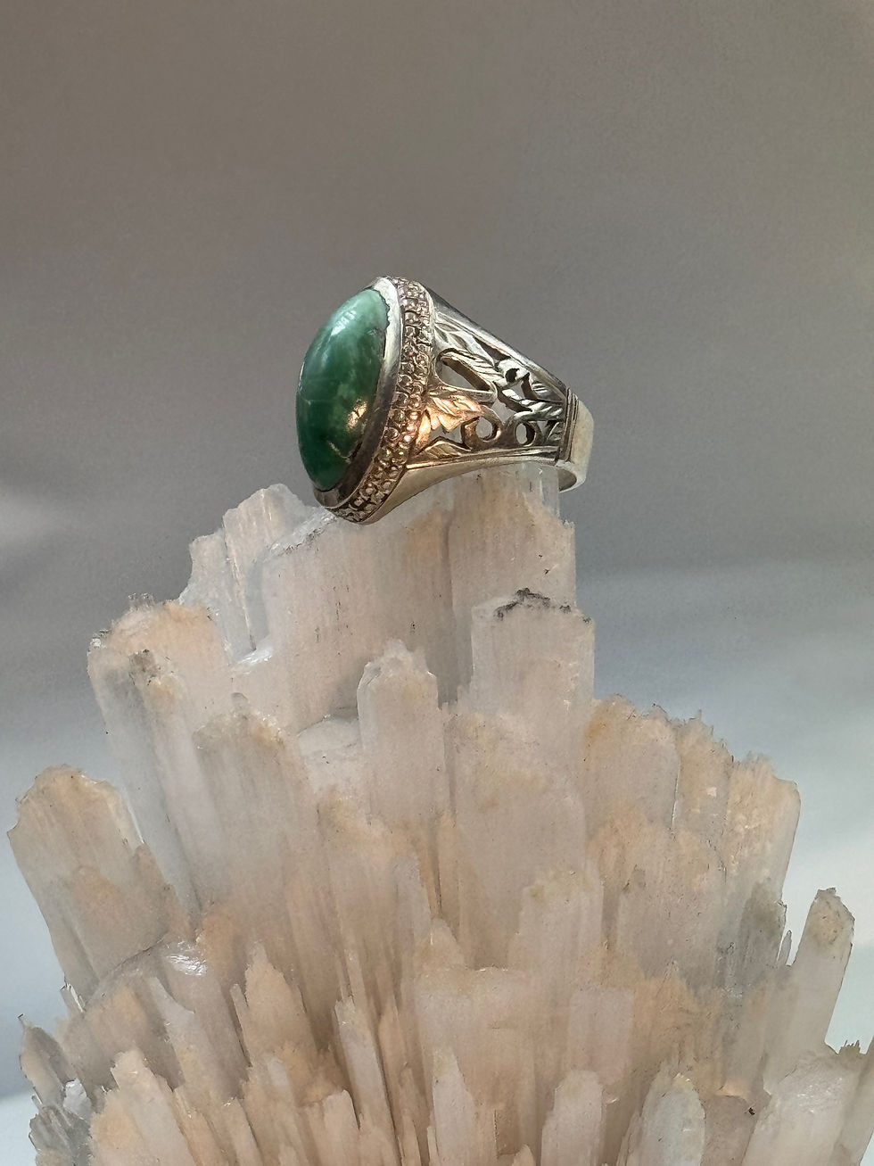 Miniature : Bague afghane en turquoise 