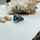 Miniature : Bague afghane en argent et turquoise 
