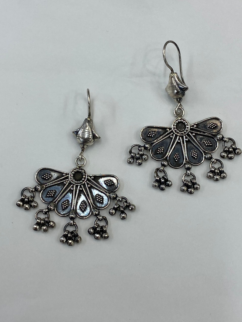 Boucles d'oreilles en argent massif