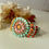 Miniature : Bracelet en turquoise corail et ambre 