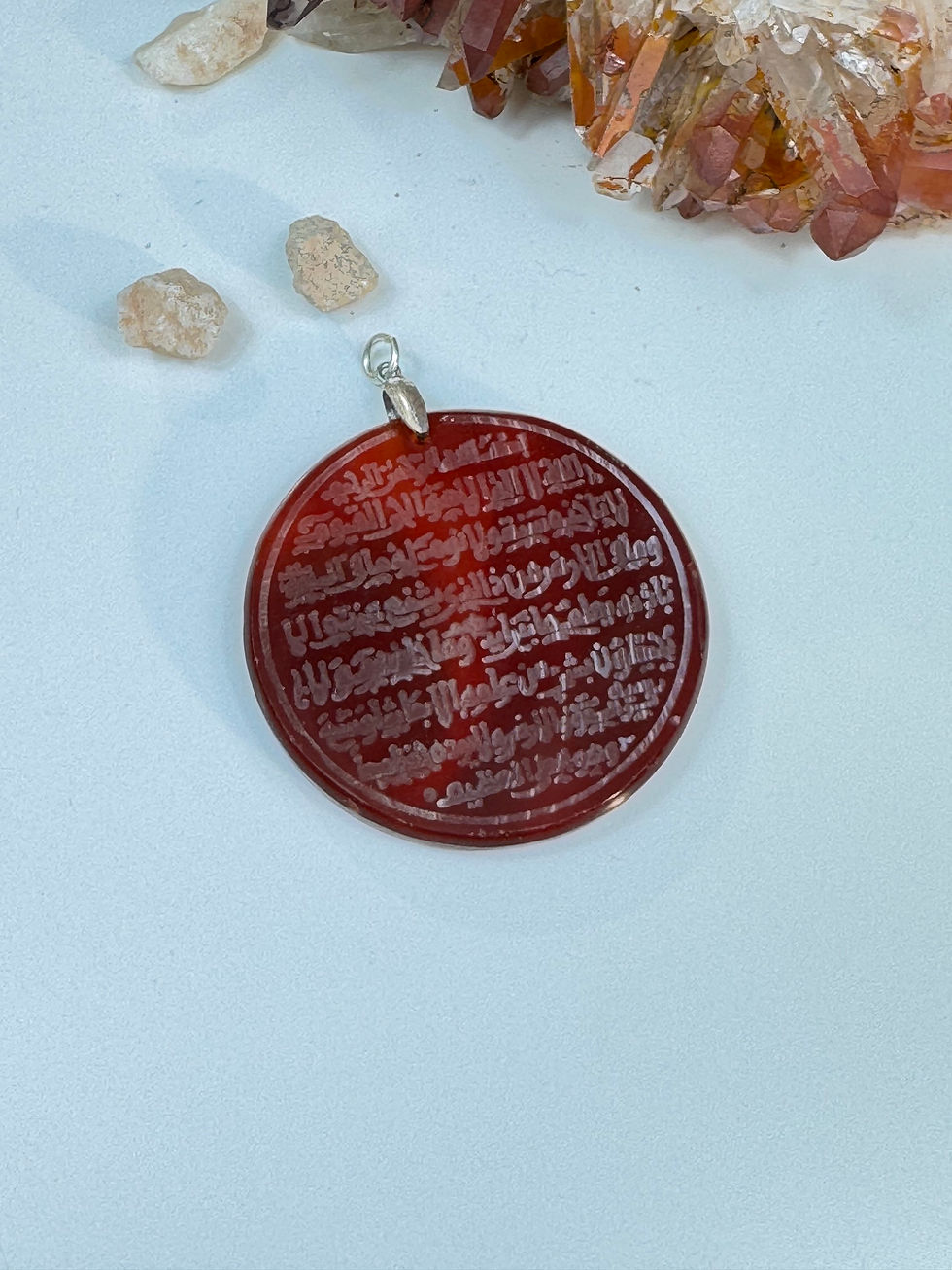 Miniature : Pendentif afghane en agate 