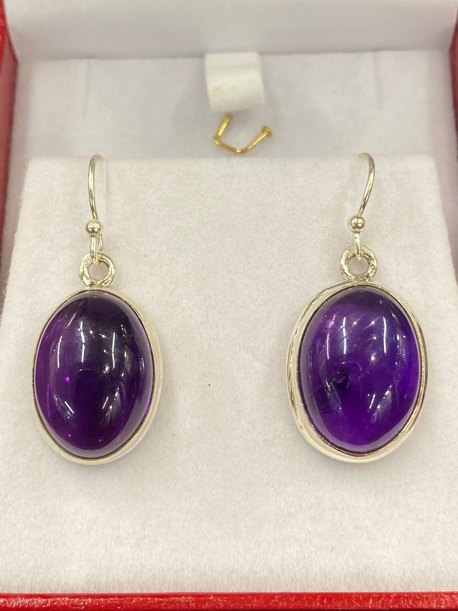 Boucles d'oreilles en améthyste