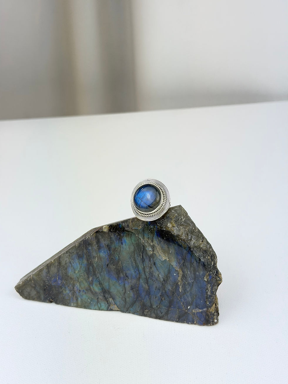 Miniature : Bague indienne en argent 