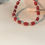 Miniature : Bracelet en argent et corail rouge 