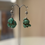 Miniature : Boucles d’oreilles en argent et turquoise 