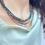 Miniature : Collier en véritable pierres