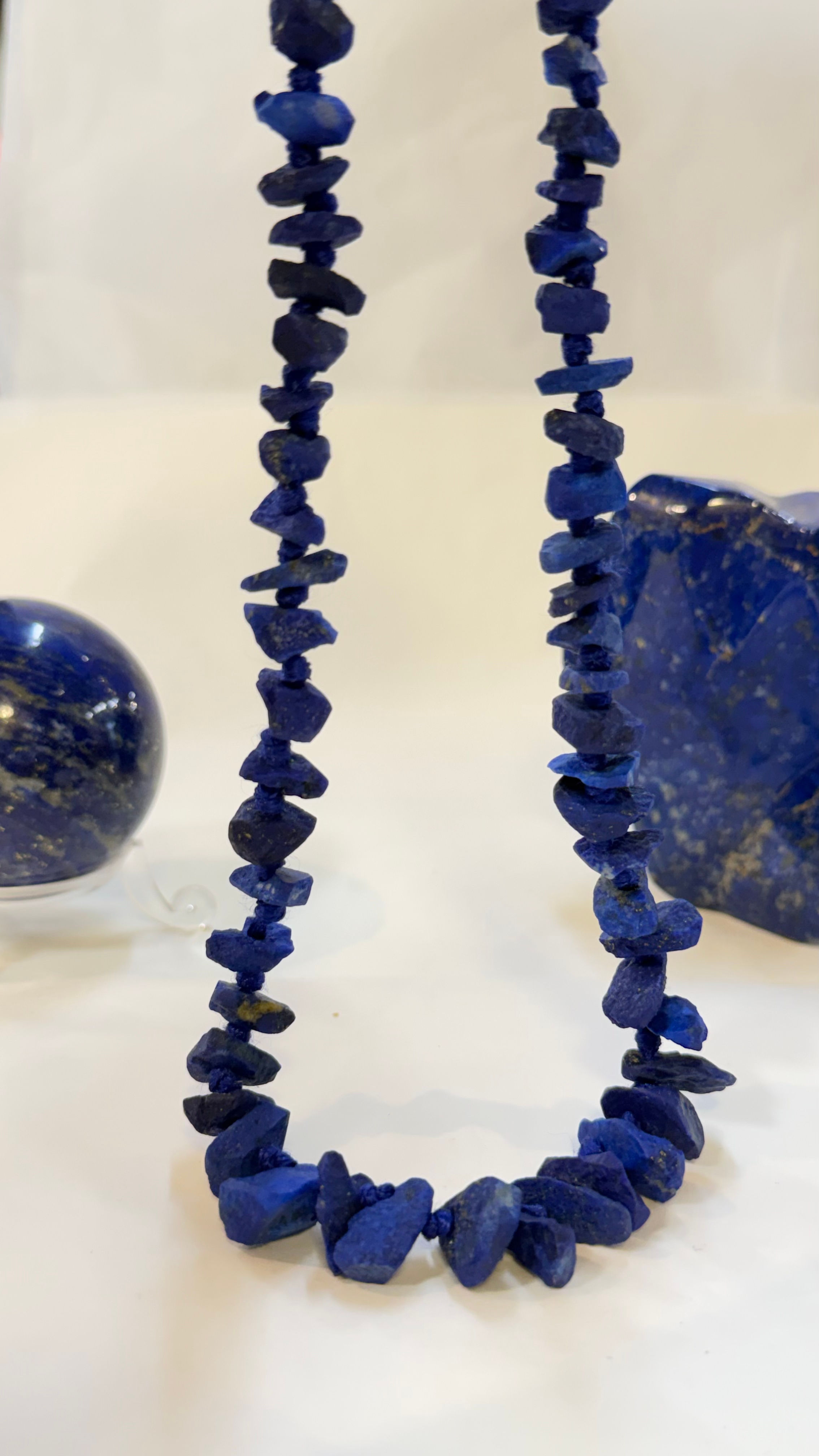 Collier afghane en lapis lazuli 