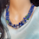 Miniature : Collier en perles de verre 