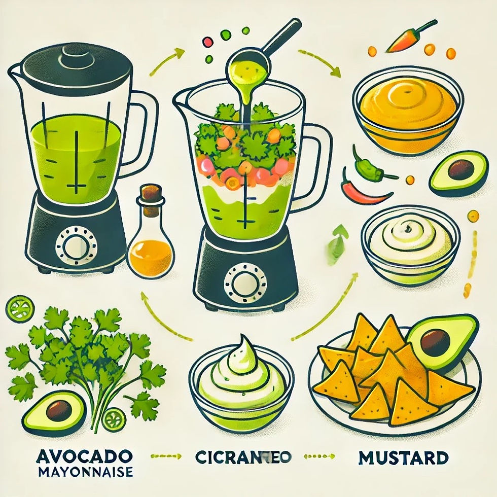 Colour Your Dishes with Vegan Dips and Mayonnaise Recipe