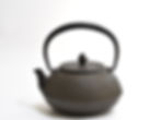 Thumbnail: Iron kettle flat round type turtle shell hail 1.2ℓ