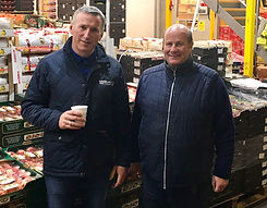 Peter and Neil at Spitalfields market
