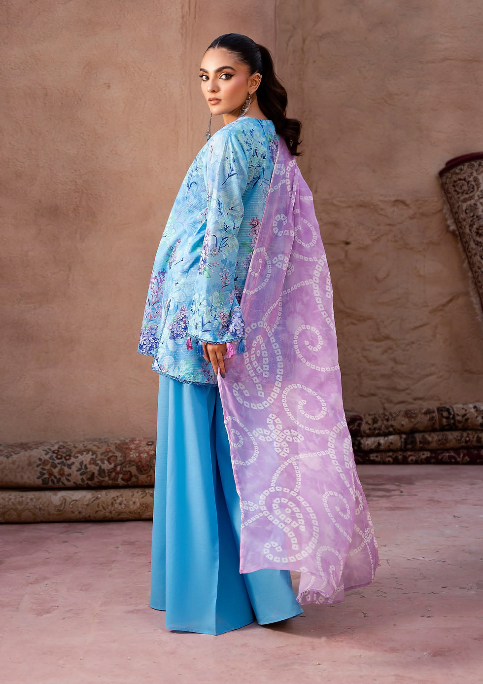 Thumbnail: BRENISH RANG E ZAAR 3-Piece Unstitched Digital Printed Lawn Suit 01